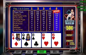 Deuces Wild Video Poker