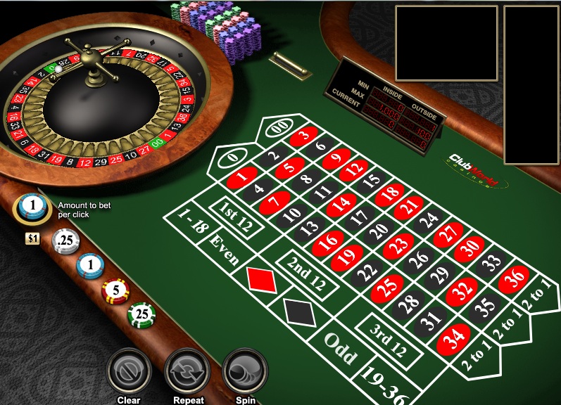 American Roulette Table
